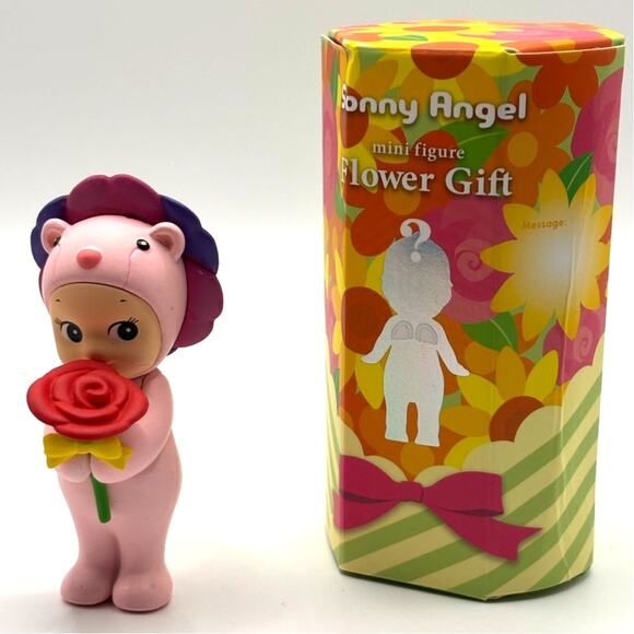 **NEW** ROSE LION - Sonny Angel 2023 Flower Gift Series Mini Figure w/Box - Picture 1 of 4